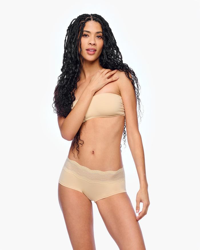 Beige Boyshort - Dolce Boyshort