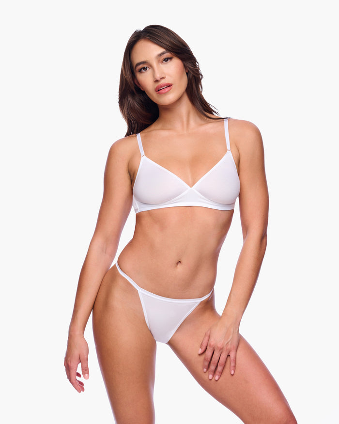 White Bralette - Talco Bralette
