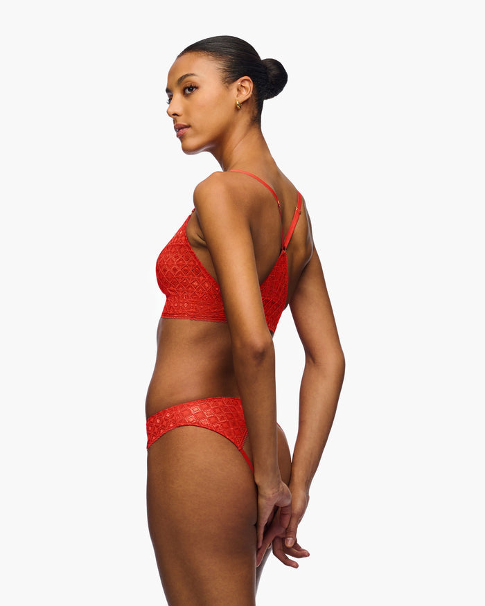 Red Bralette - Basilica Bralette
