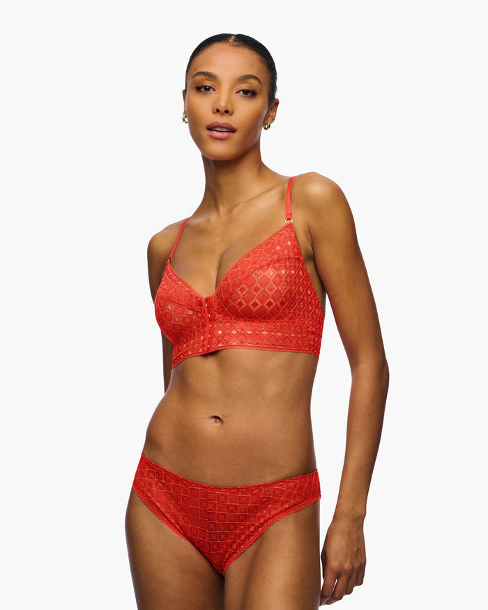 Red Bralette - Basilica Bralette