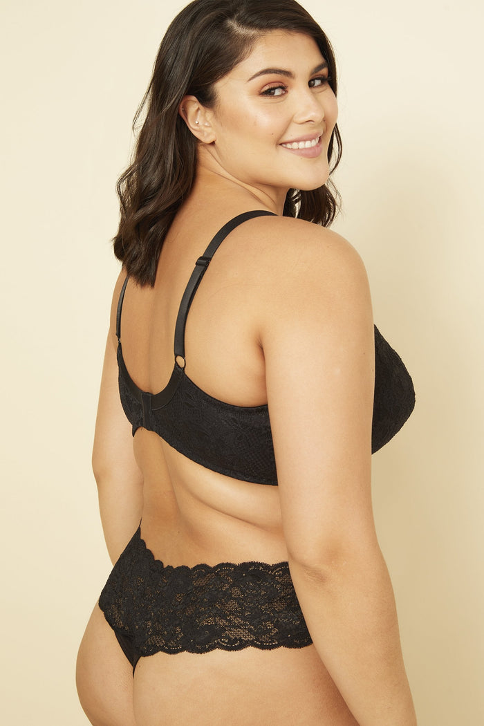 Black Bra - Never Say Never Bustie Bra