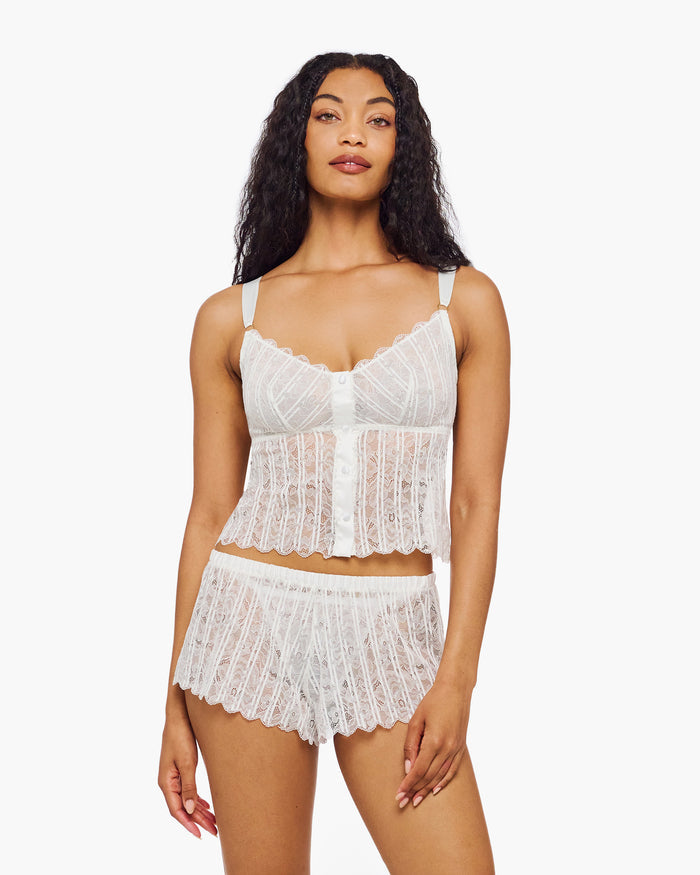 White Set - Misteriosa Cami & Boxer Set