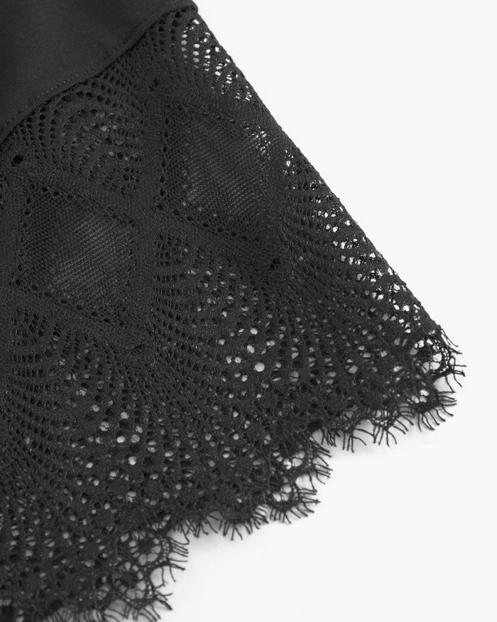 Black Set - Allure Sleep Cami & Boxer