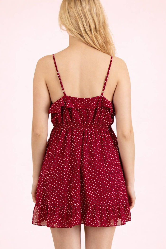 Campus cutie polka dot dress