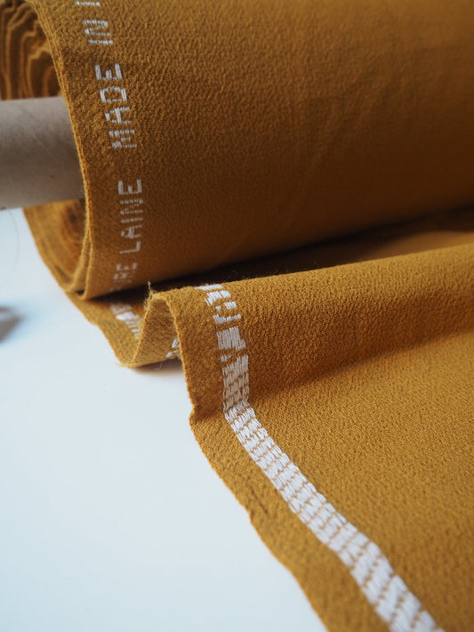 Caramel Double Wool Crepe