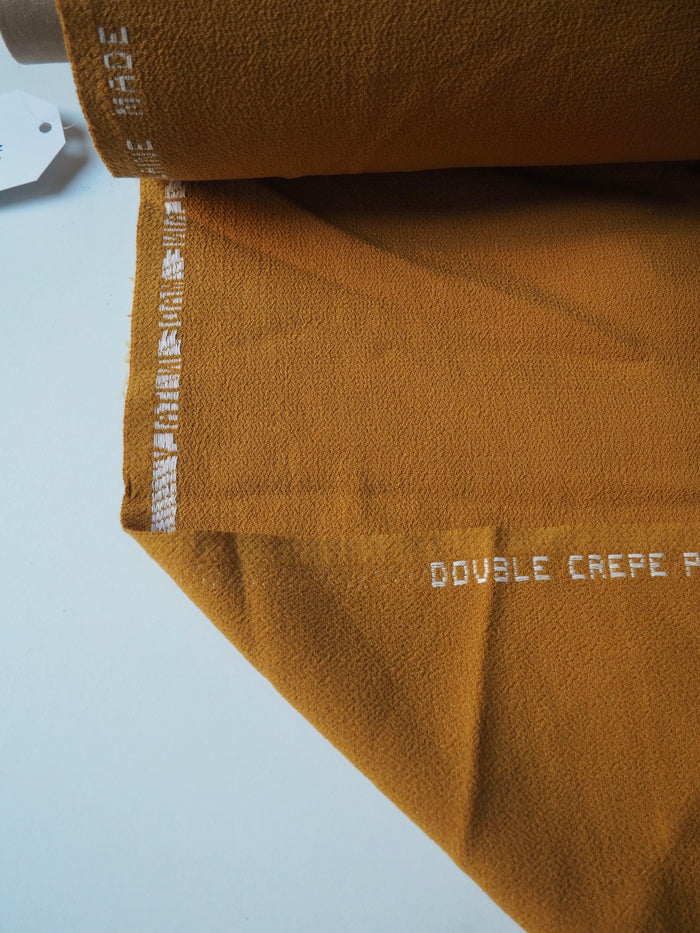 Caramel Double Wool Crepe