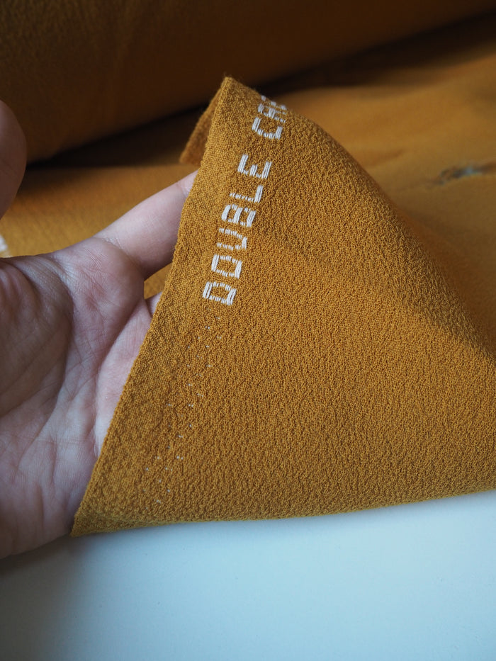 Caramel Double Wool Crepe