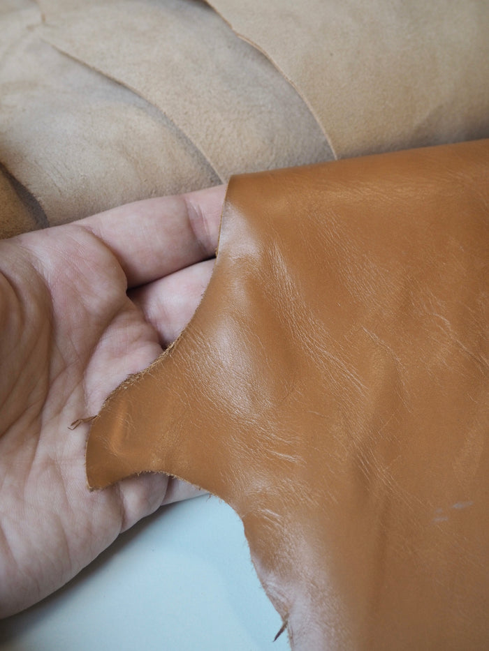 Caramel Smooth Calfskin
