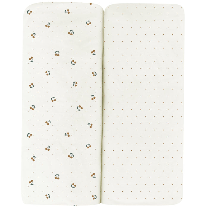 Yellow Cherries Crib Sheet Set