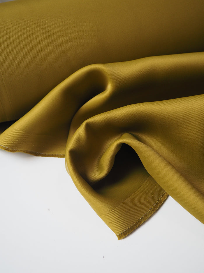 Chartreuse Heavy Viscose Satin
