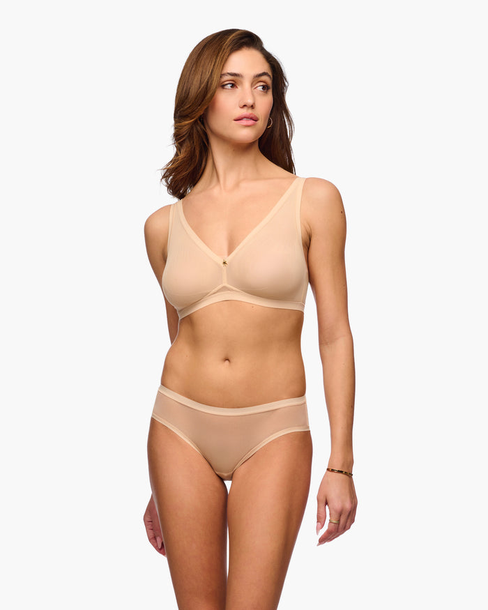 Beige Boyleg - Soire Iconic Cheeky Brief
