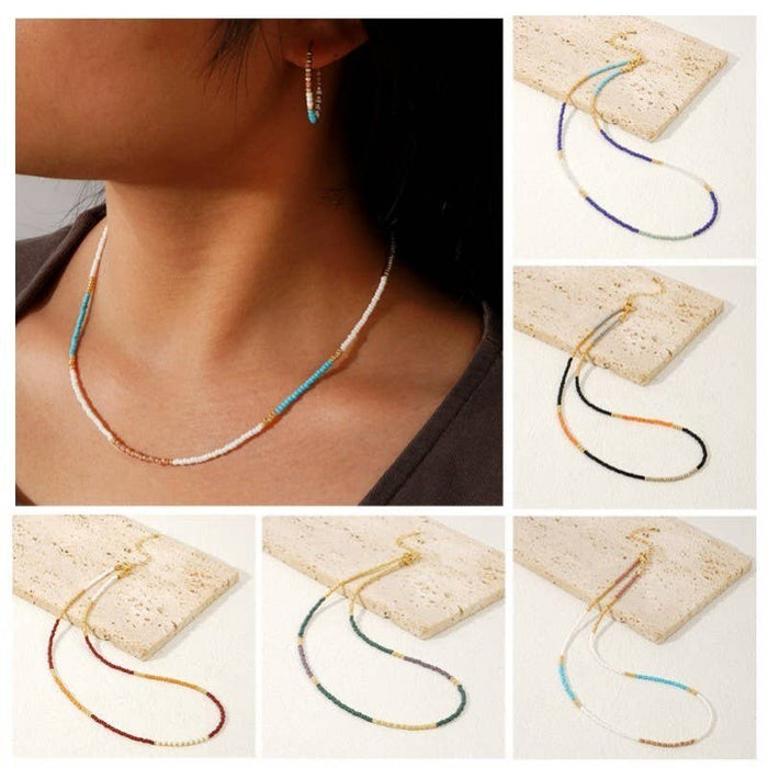 CLASSIC ARTISTIC BEADED NECKLACE