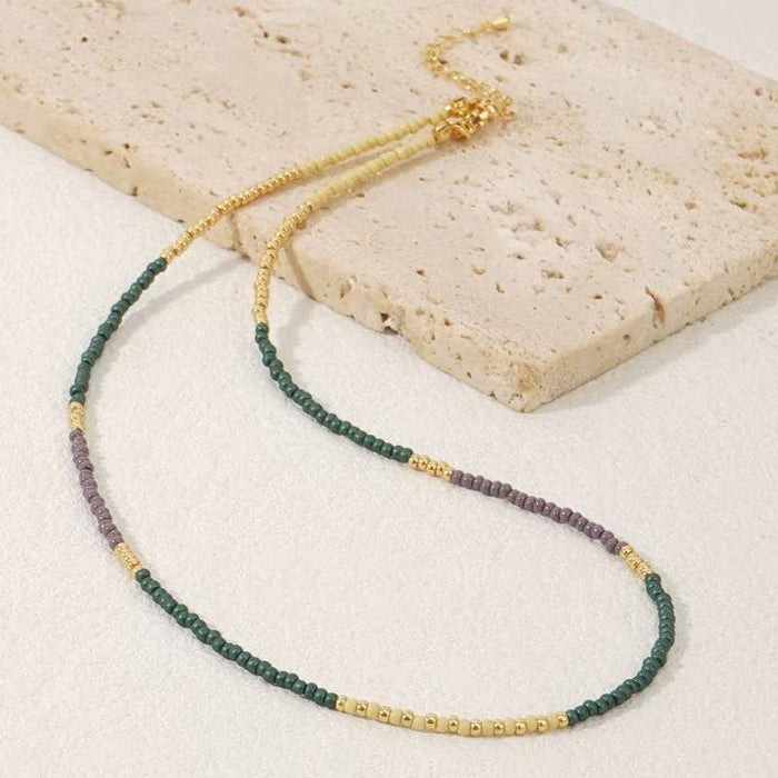 CLASSIC ARTISTIC BEADED NECKLACE