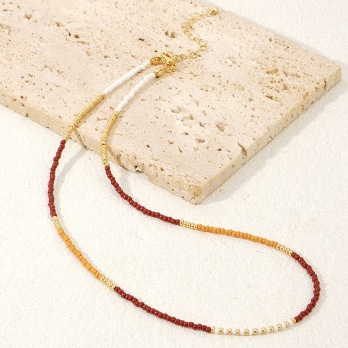 CLASSIC ARTISTIC BEADED NECKLACE