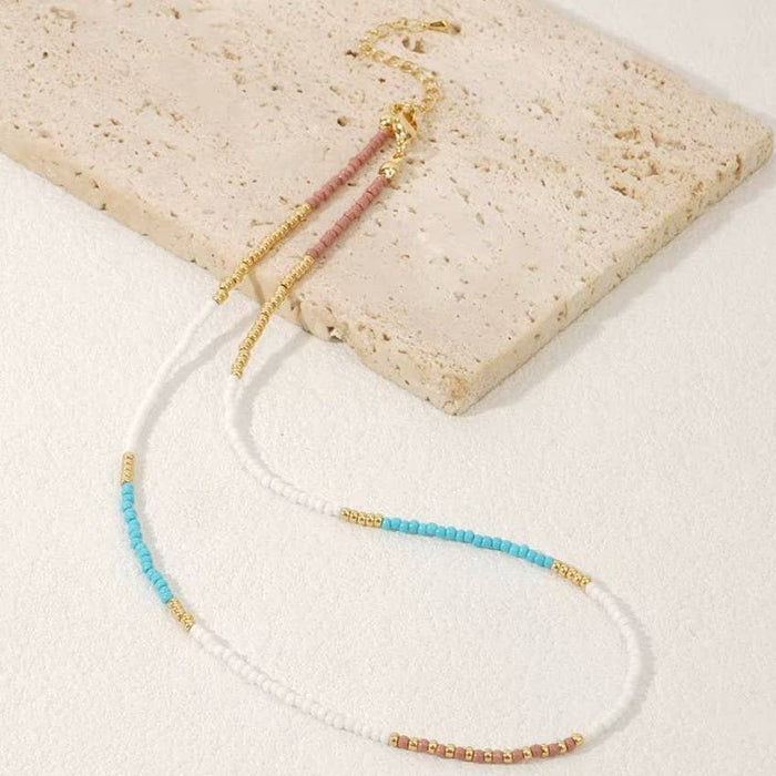 CLASSIC ARTISTIC BEADED NECKLACE