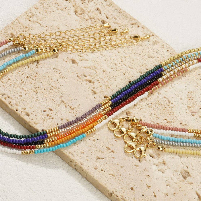 CLASSIC ARTISTIC BEADED NECKLACE