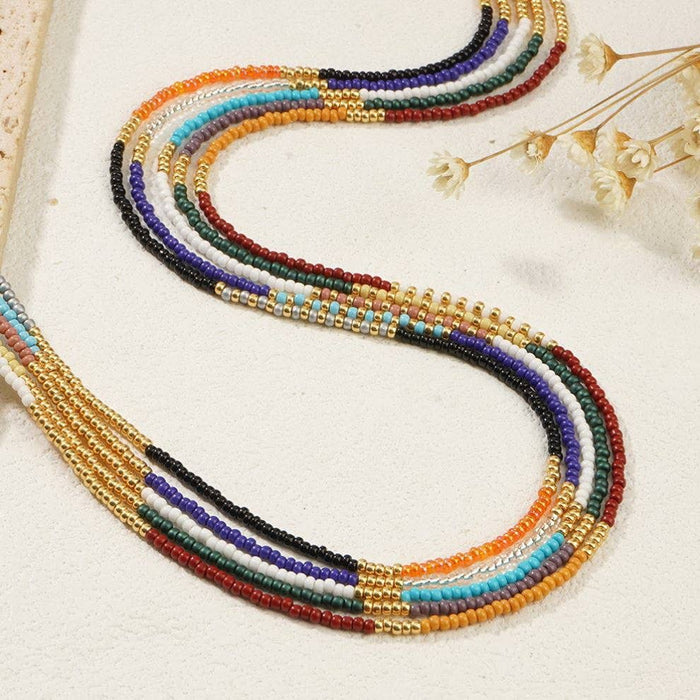 CLASSIC ARTISTIC BEADED NECKLACE