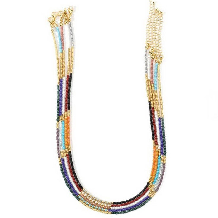 CLASSIC ARTISTIC BEADED NECKLACE