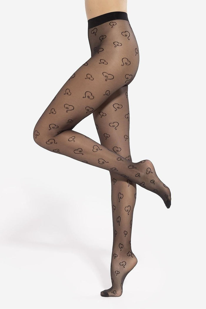Collant Gatta noir - vue produit 2 Secretelles