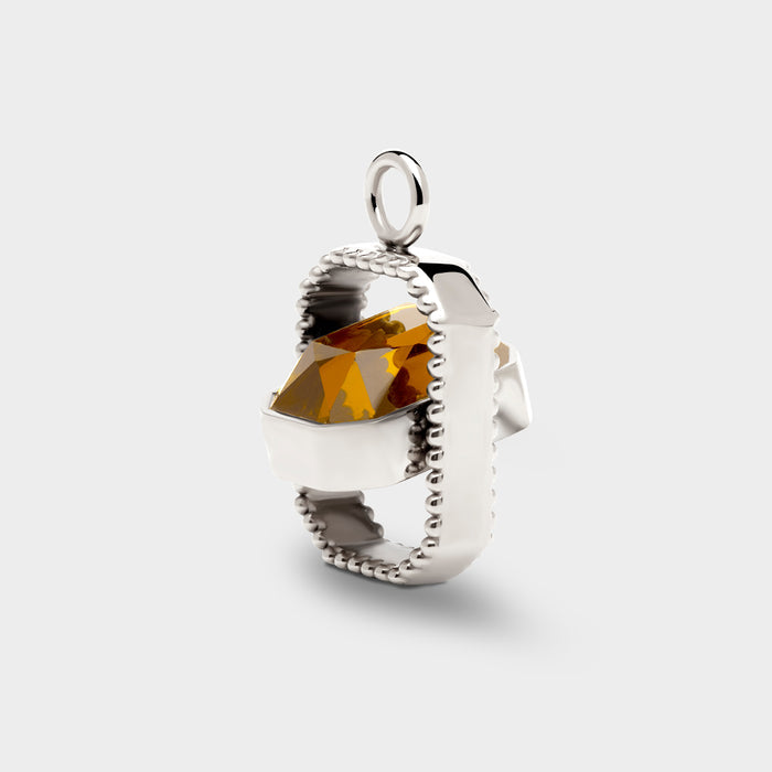 Coluri Talisman Charm Safron & Silver