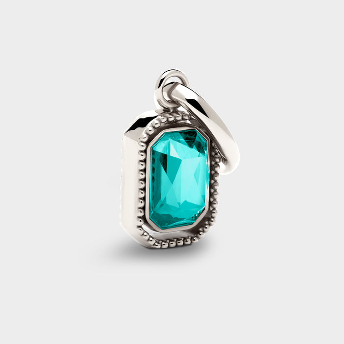 Coluri Talisman Charm Turqoise & Silver