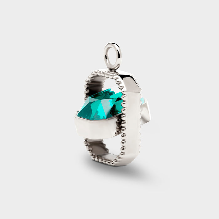 Coluri Talisman Charm Turqoise & Silver