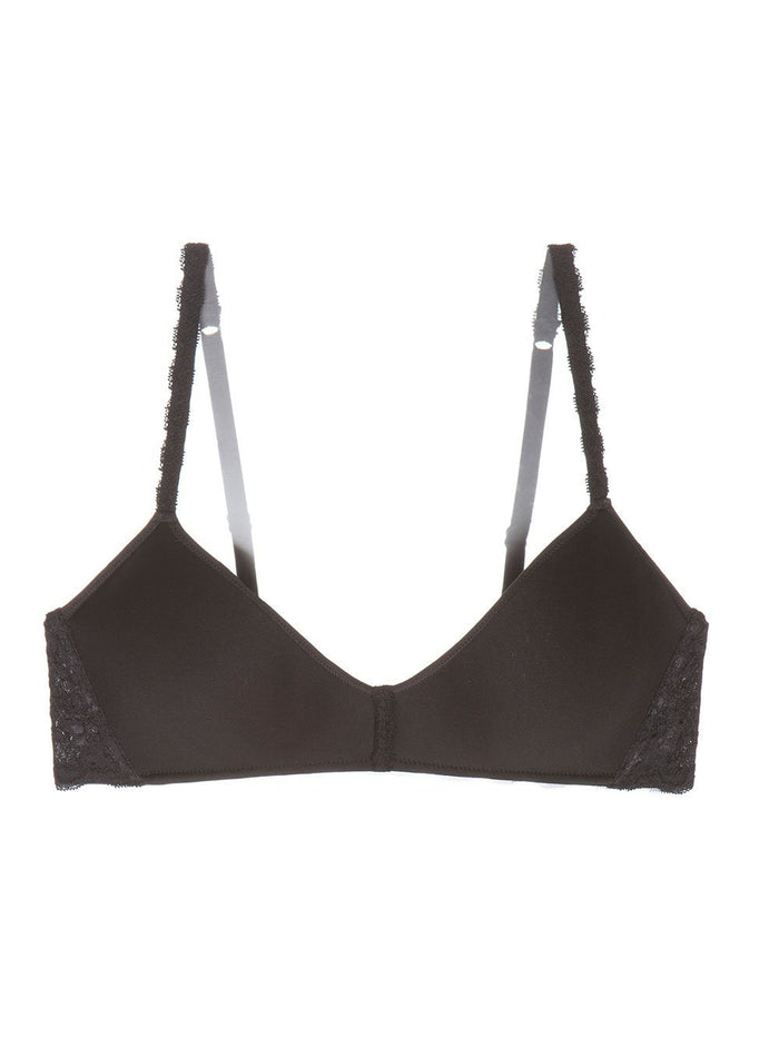 Black Bralette - Never Say Never Comfie Wireless Bra