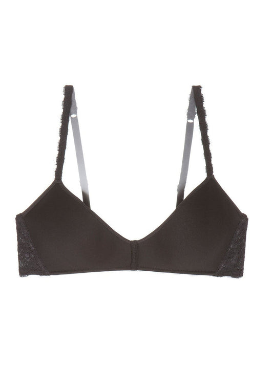 Black Bralette - Never Say Never Comfie Wireless Bra
