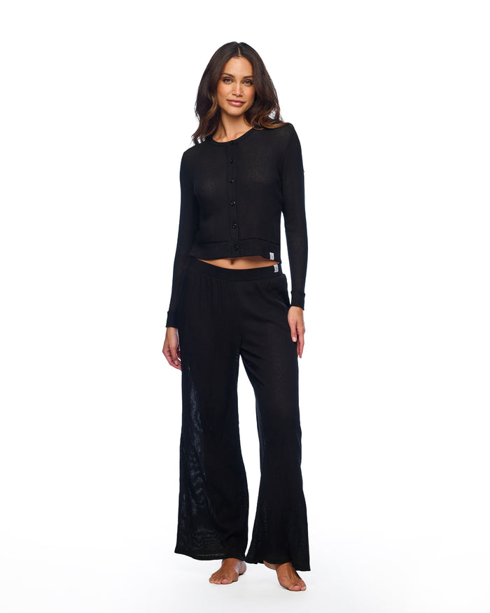Black Cardigan - Armonia Cotton Cardigan