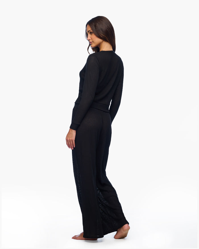 Black Cardigan - Armonia Cotton Cardigan