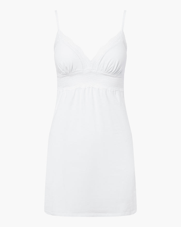 White Babydoll - Dolce Cotton Cup Babydoll