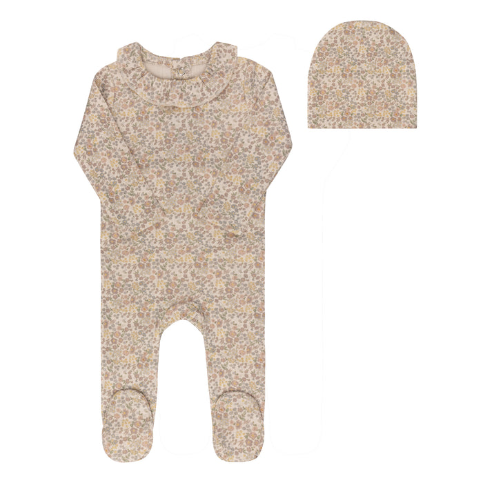 Cotton Liberty Print Collection - Footie + Beanie