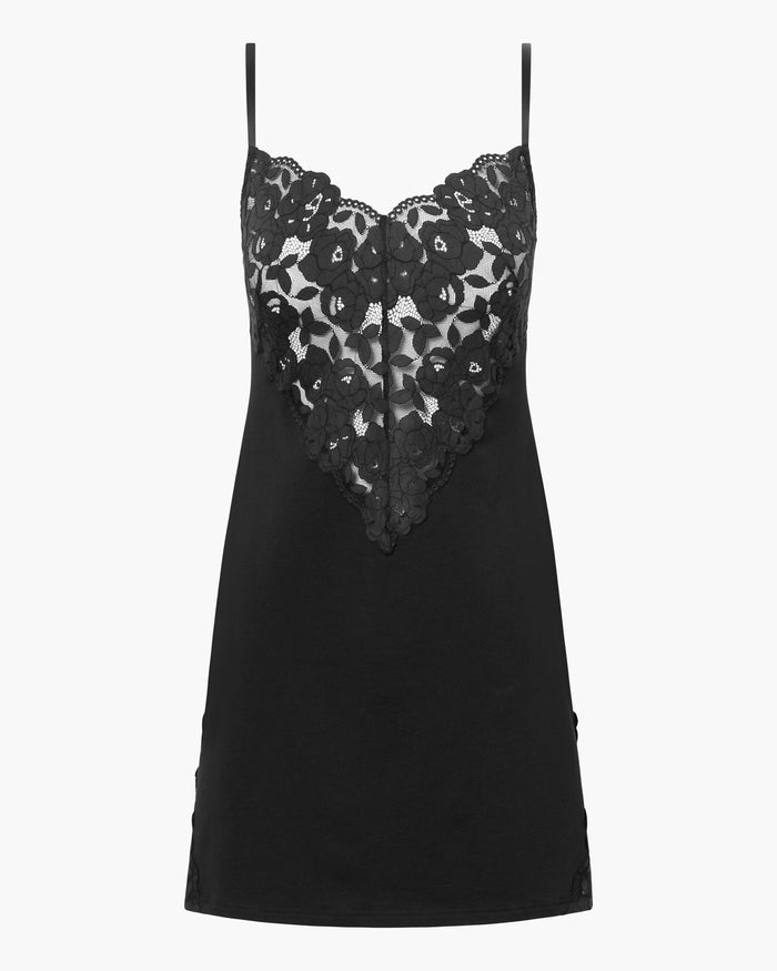 Black Slip - Romanza Cotton Slip