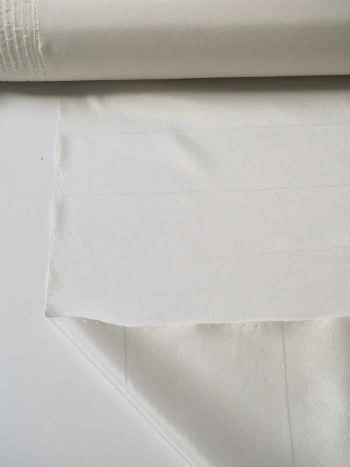 Cream Stretch Acetate Satin Lining