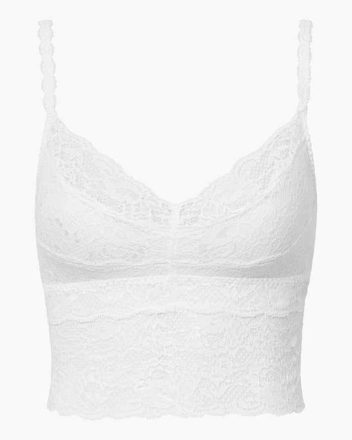 White Camisole - Never Say Never Crop Cami