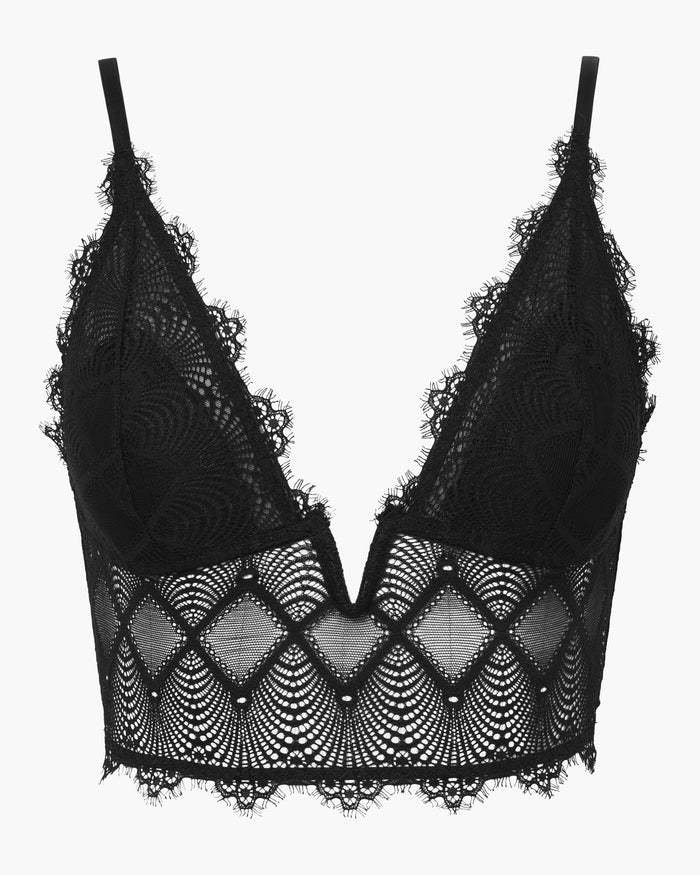 Black Camisole - Allure Cropped Cami