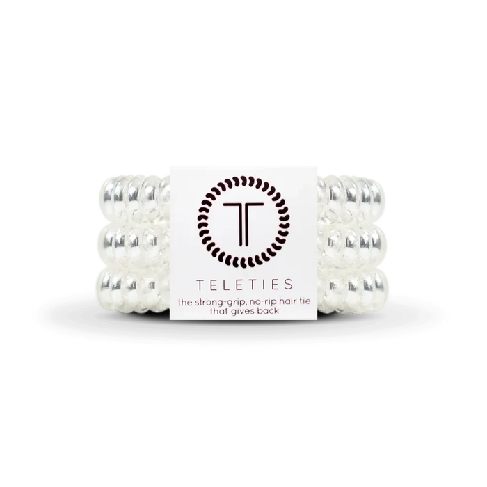 Crystal Clear Large Hair Ties