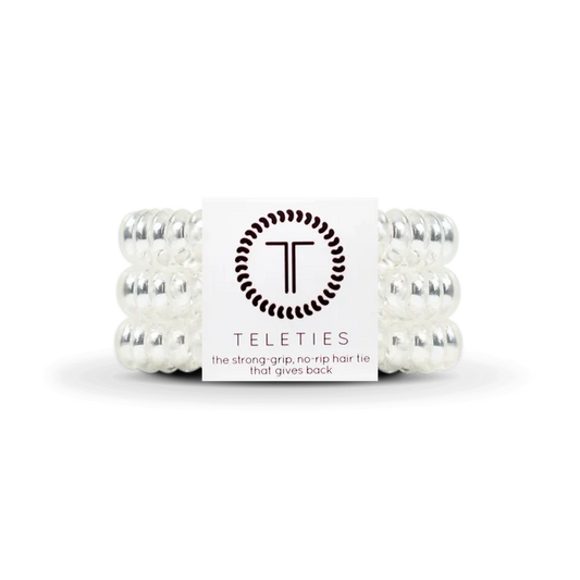 Crystal Clear Large Hair Ties