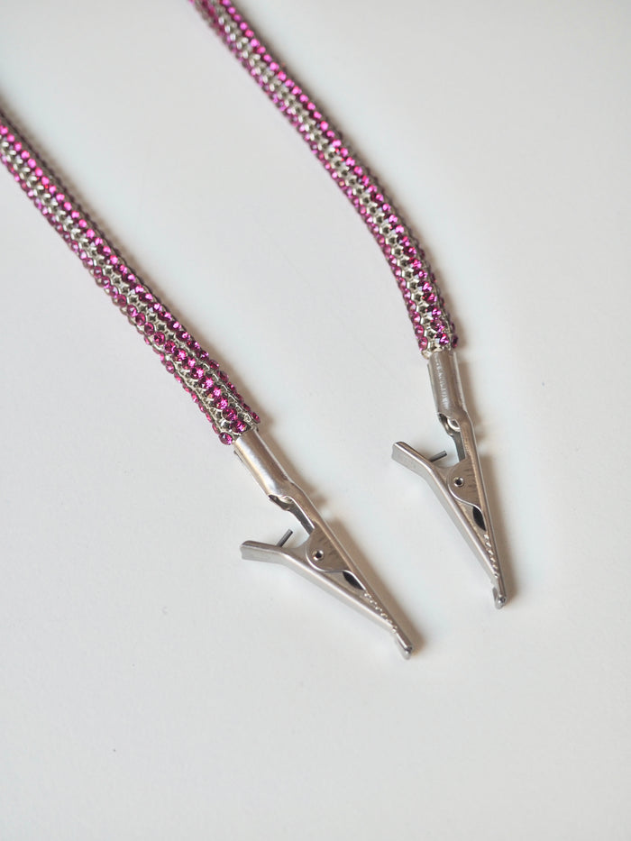 Crystal Clip Cup Chain
