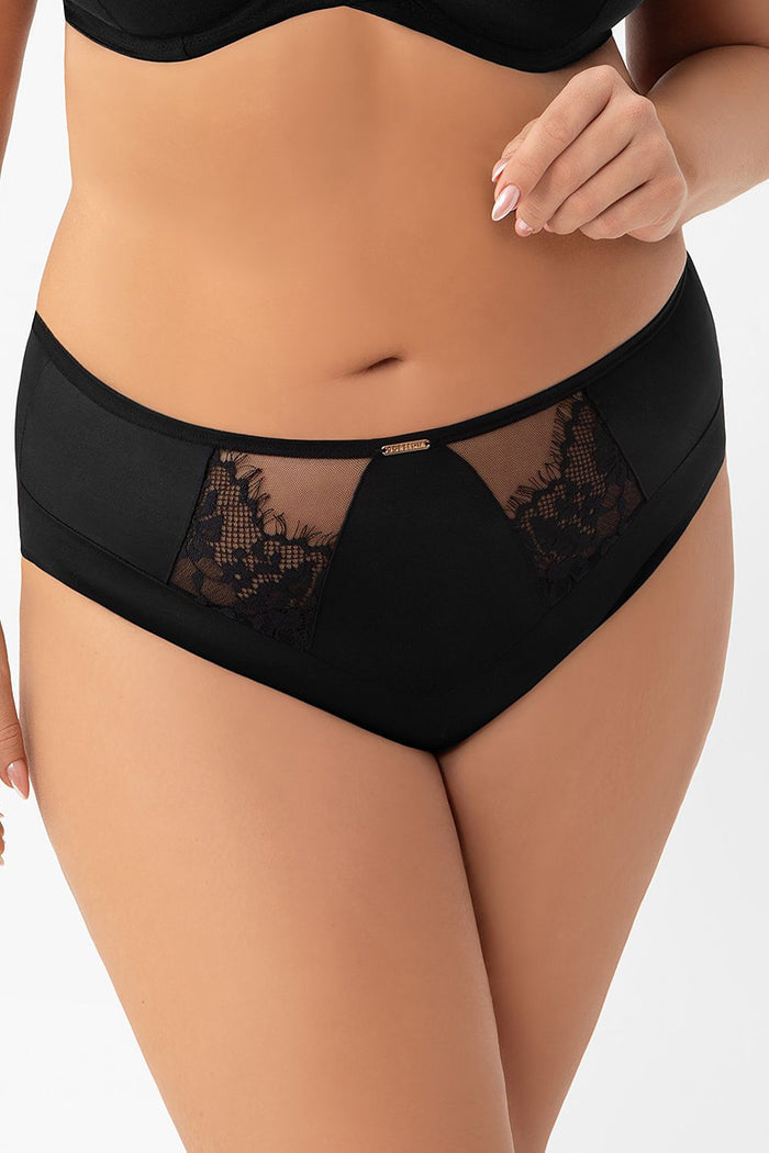 Culotte Gorsenia Lingerie noir 216146 - vue produit 1 Secretelles