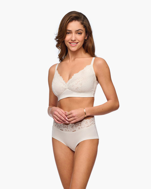 White Bralette - Romanza Curvy Bralette