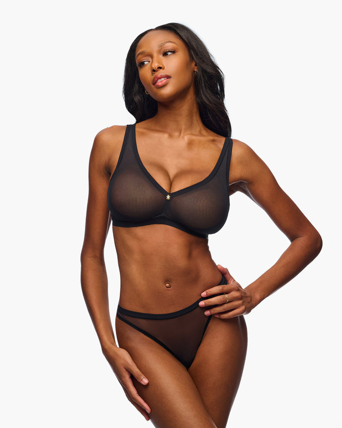 Black Bralette - Soire Iconic Curvy Bralette