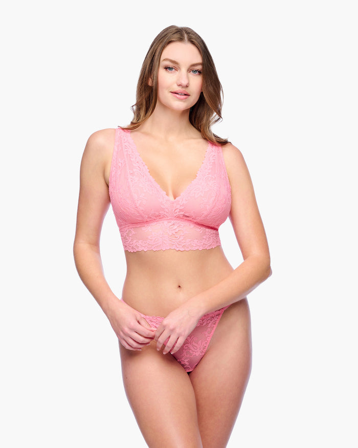 Pink Bralette - Carmela Curvy Bralette