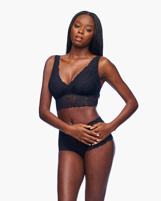 Black Bralette - Carmela Curvy Bralette