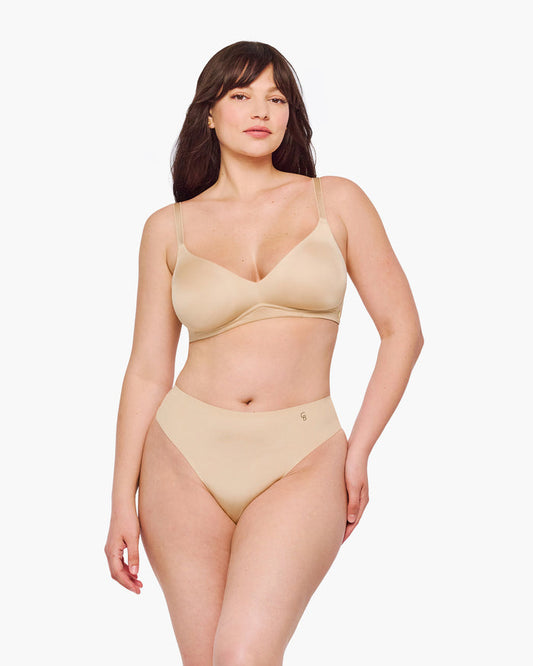Beige Bralette - Lisciante Curvy Bralette