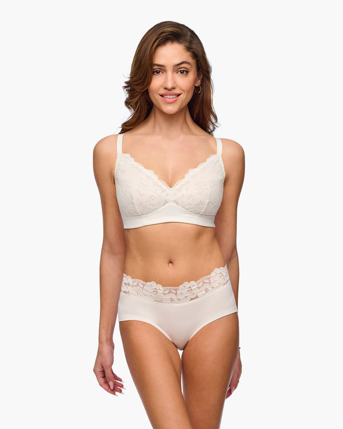 White Bralette - Romanza Curvy Bralette