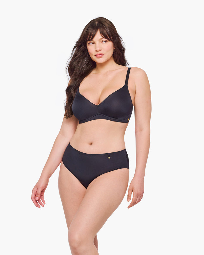 Black Bralette - Lisciante Curvy Bralette