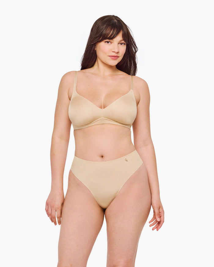 Beige Bralette - Lisciante Curvy Bralette