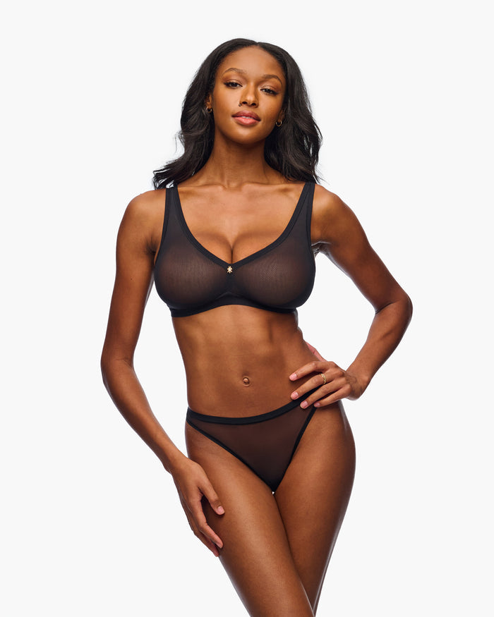Black Bralette - Soire Iconic Curvy Bralette