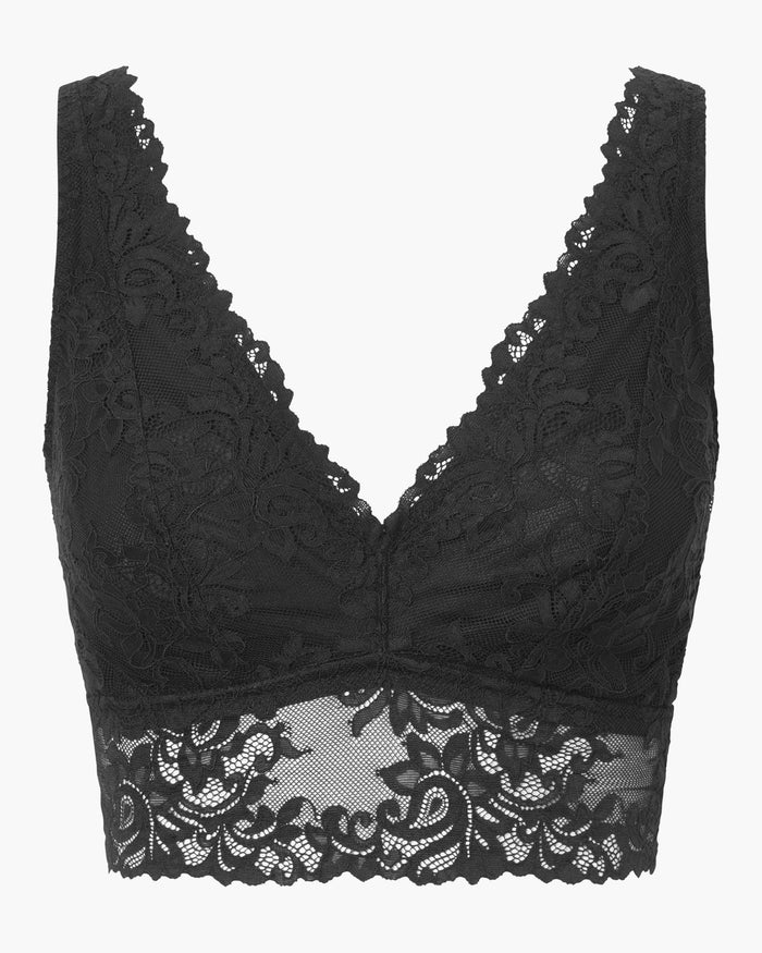 Black Bralette - Carmela Curvy Bralette